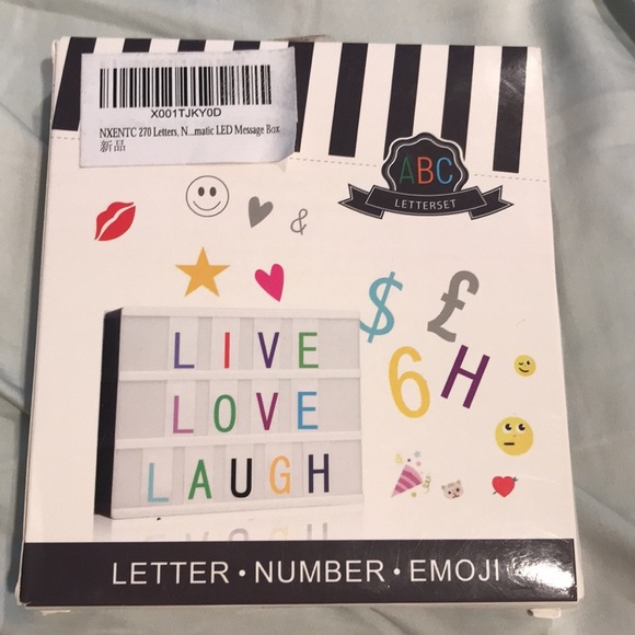 ♦️5 for $15♦️ LED box replacement letters and emojis - Picture 1 of 2